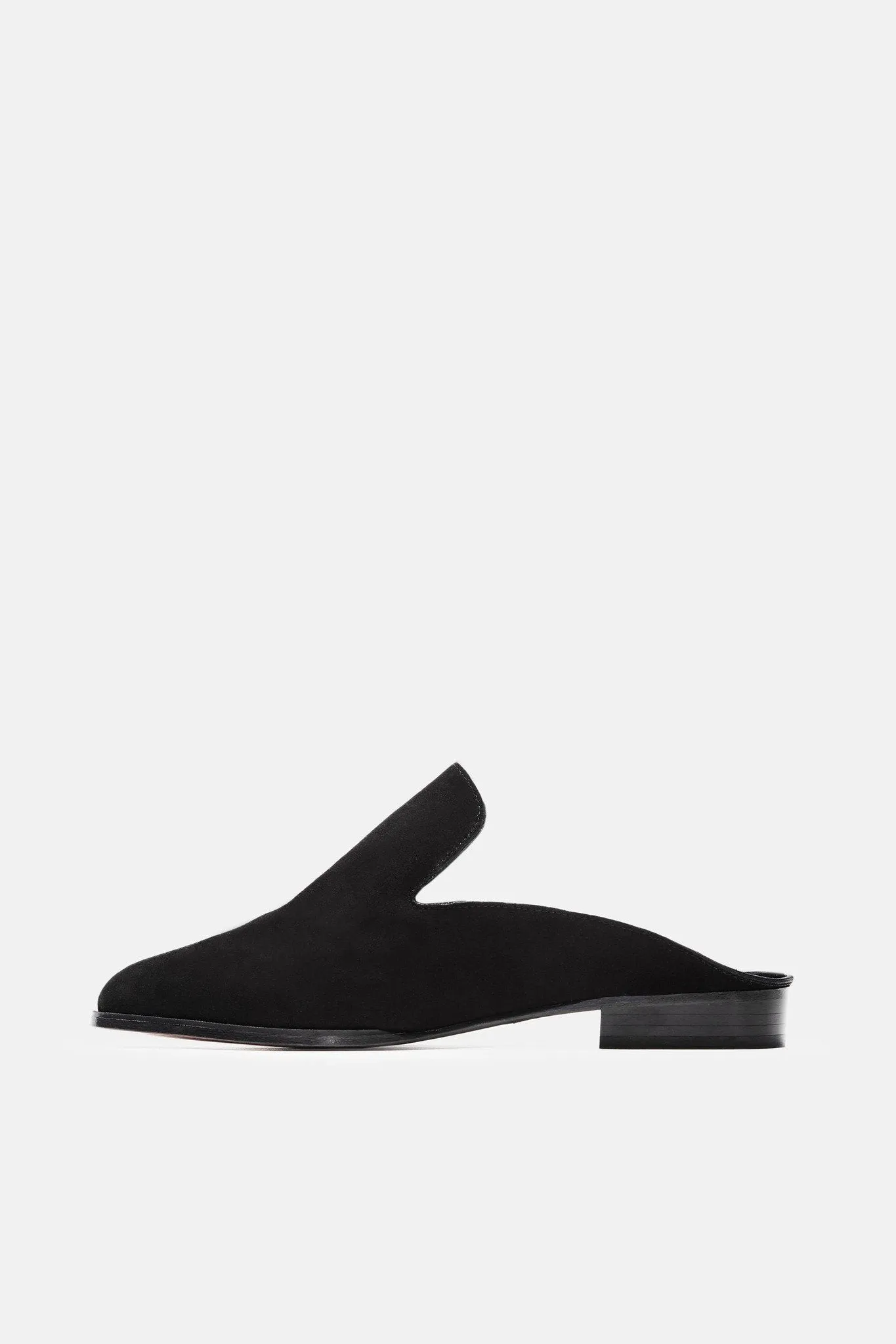 Alice Mule - Black Suede