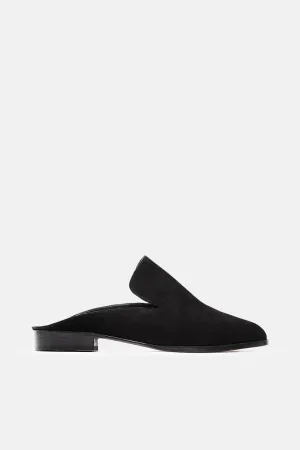 Alice Mule - Black Suede