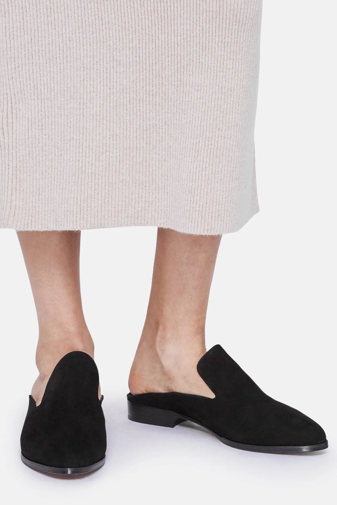 Alice Mule - Black Suede
