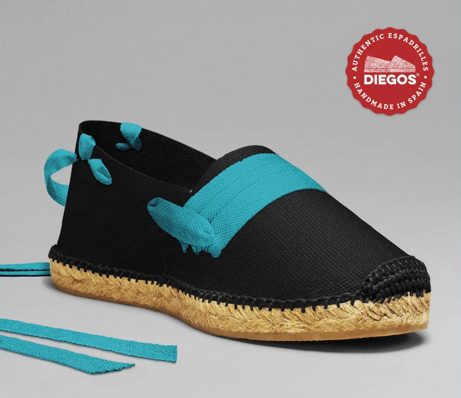 Alpargatas vascas negras