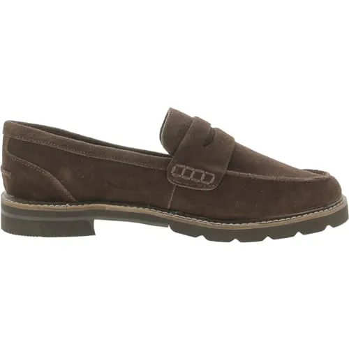Anne Klein Women's Emmylou Loafer Flat, DK Brown, 7.5