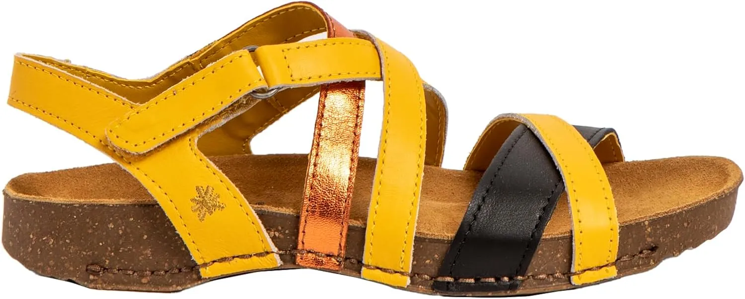 Art Women's Back Buckle Flat Sandal, 6