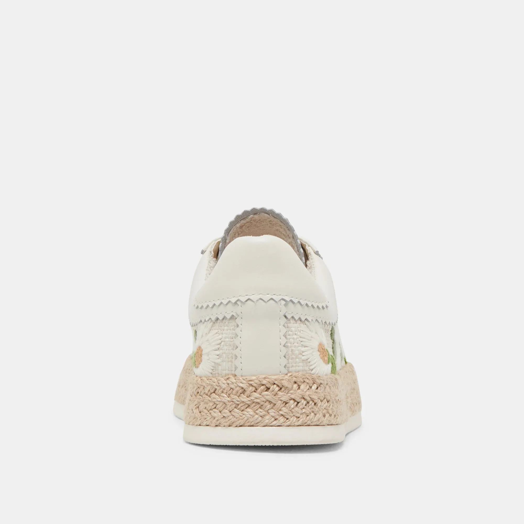 AZALIA SNEAKER | FLORAL RAFFIA