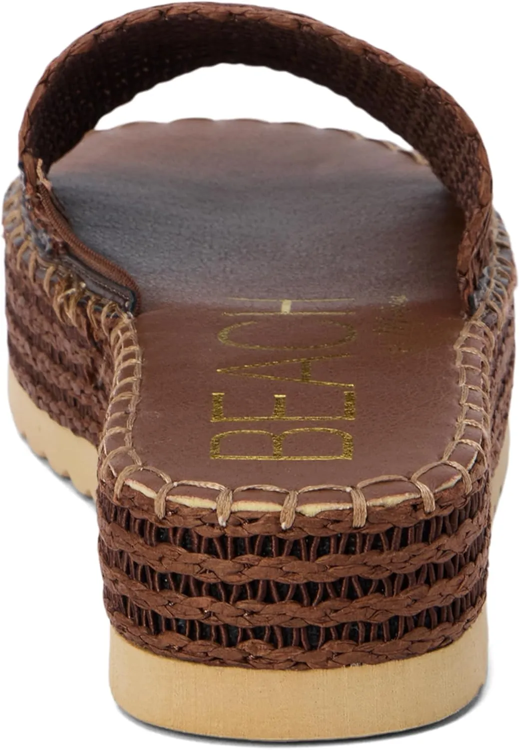 BEACH by Matisse Womens Del Mar Espadrille Platform Casual Sandals Casual Low Heel 1-2" - Brown
