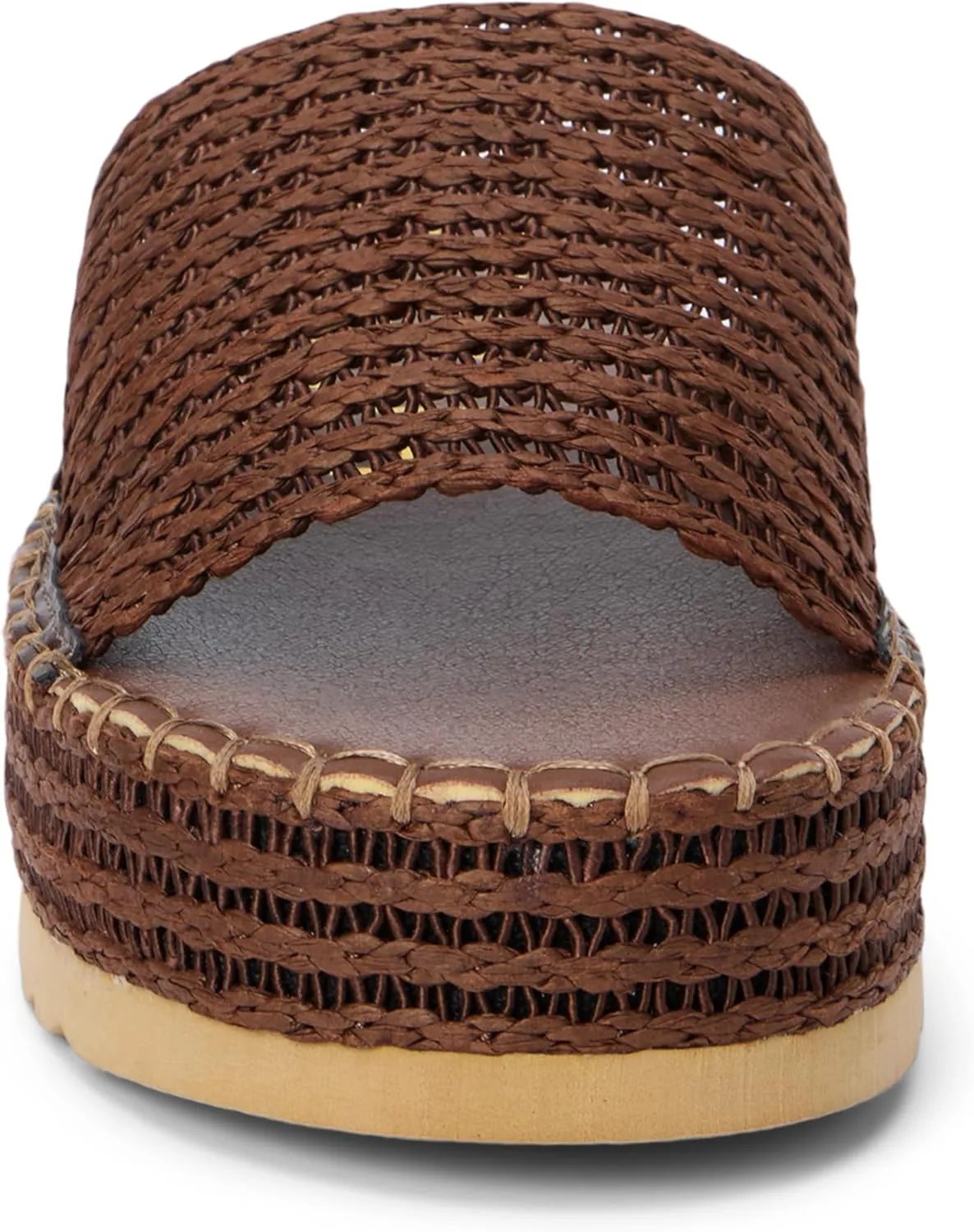 BEACH by Matisse Womens Del Mar Espadrille Platform Casual Sandals Casual Low Heel 1-2" - Brown