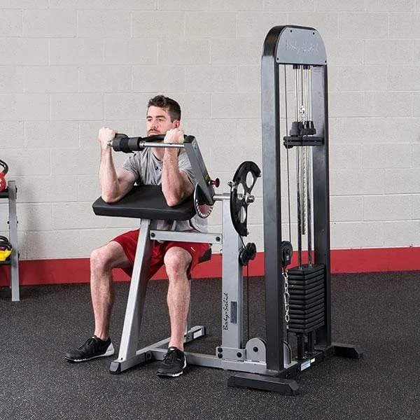 Body-Solid Pro Select Bicep Tricep Machine 310lb. Stack Muscle Trainer