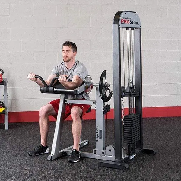 Body-Solid Pro Select Bicep Tricep Machine 310lb. Stack Muscle Trainer