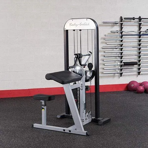 Body-Solid Pro Select Bicep Tricep Machine 310lb. Stack Muscle Trainer