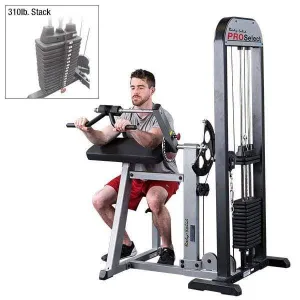 Body-Solid Pro Select Bicep Tricep Machine 310lb. Stack Muscle Trainer