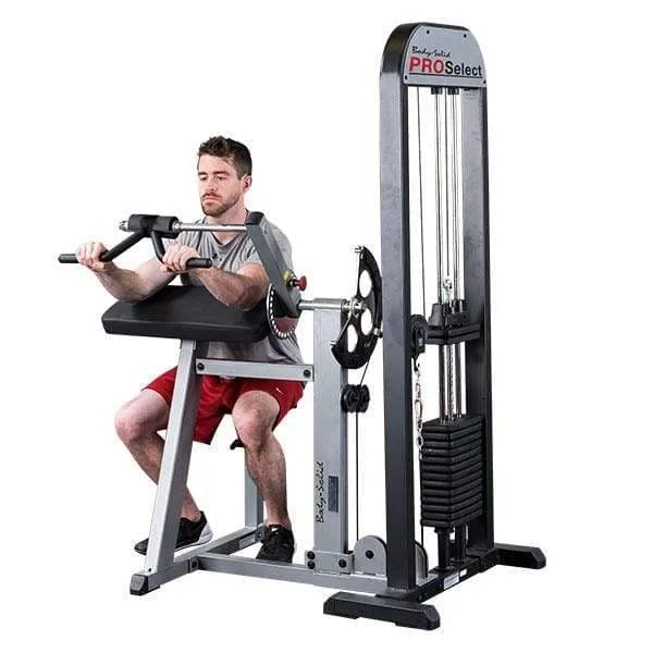 Body-Solid Pro Select Bicep Tricep Machine 310lb. Stack Muscle Trainer