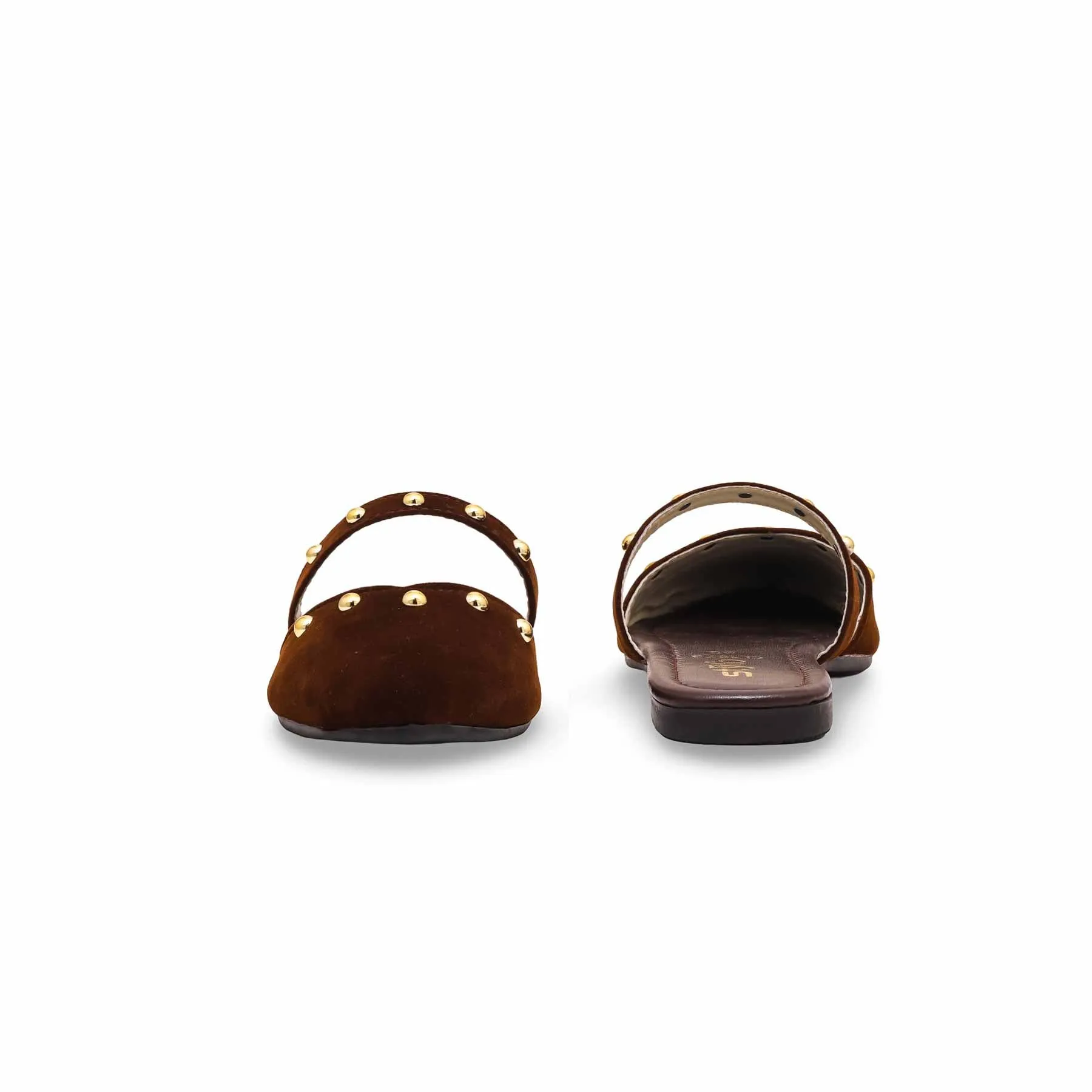Brown Casual Mule CL1873
