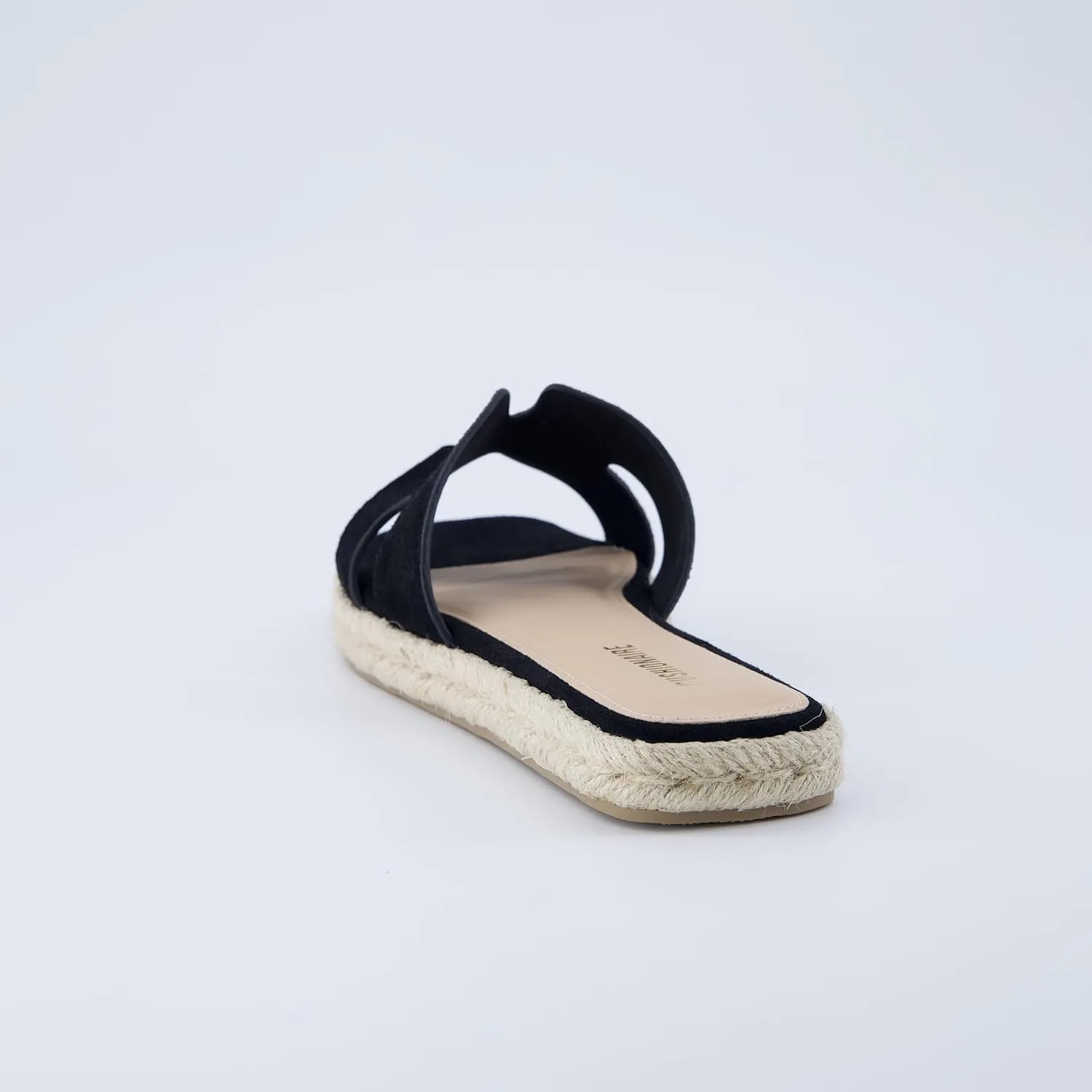 CUSHIONAIRE Avocado Women’s Espadrille Slide Sandal – Suede Cutout Upper with Jute-Wrapped Platform & Cushioned Footbed