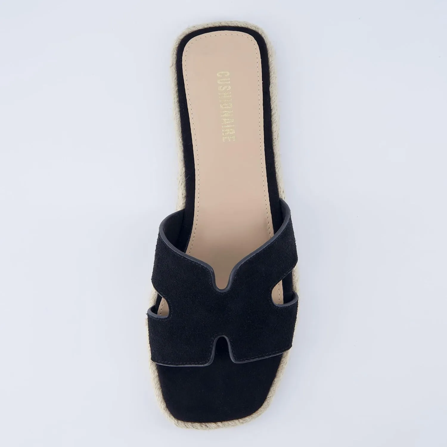 CUSHIONAIRE Avocado Women’s Espadrille Slide Sandal – Suede Cutout Upper with Jute-Wrapped Platform & Cushioned Footbed