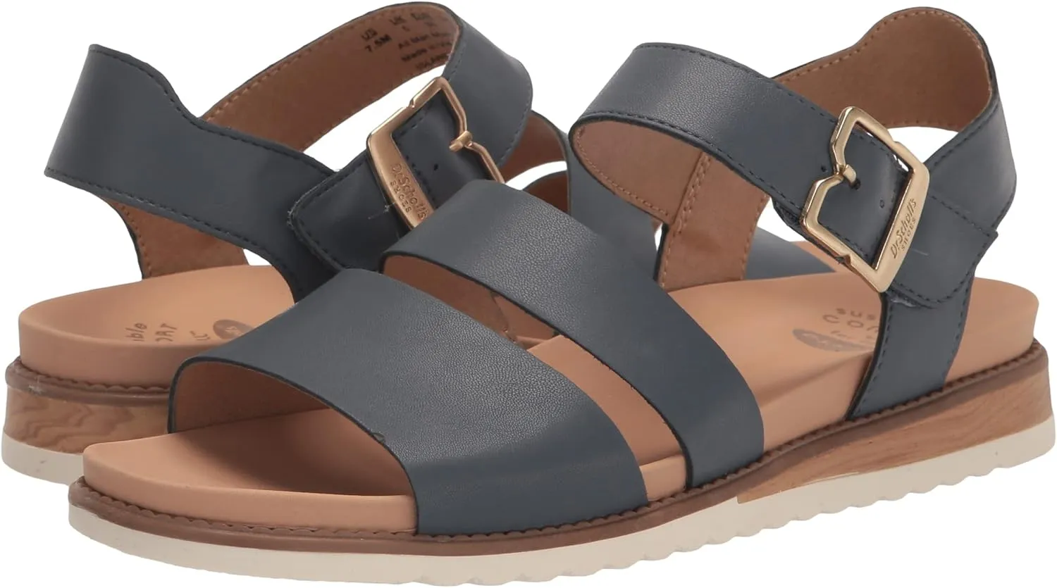 Dr. Scholl's Shoes Women's Island Glow Strappy Flat Sandal