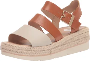 Dr. Scholl's Women's Once Twice Espadrille Platform Wedge Sandal