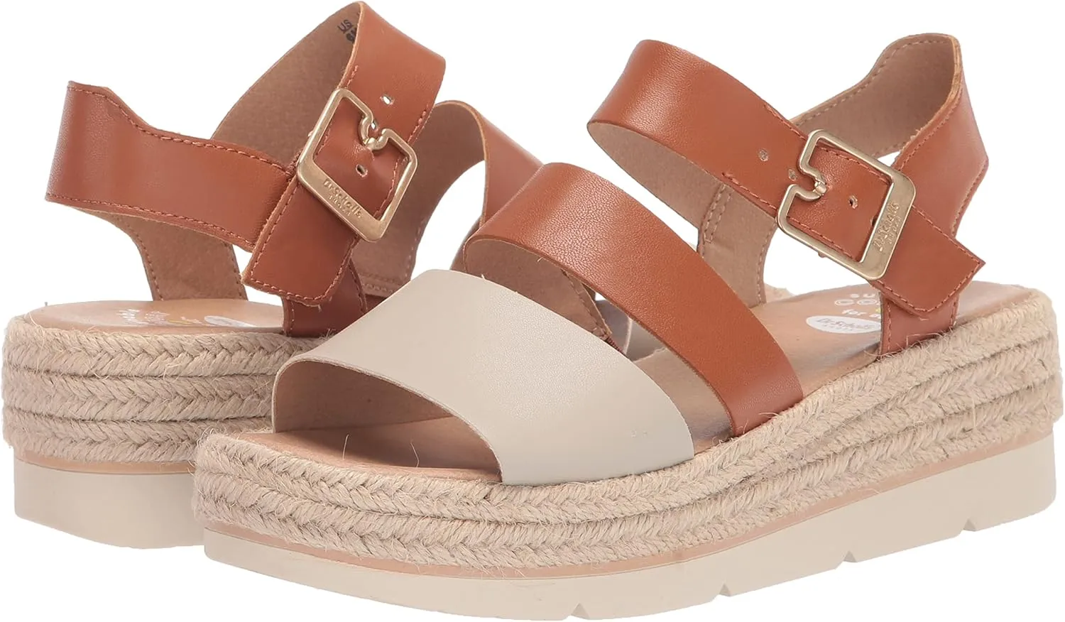 Dr. Scholl's Women's Once Twice Espadrille Platform Wedge Sandal