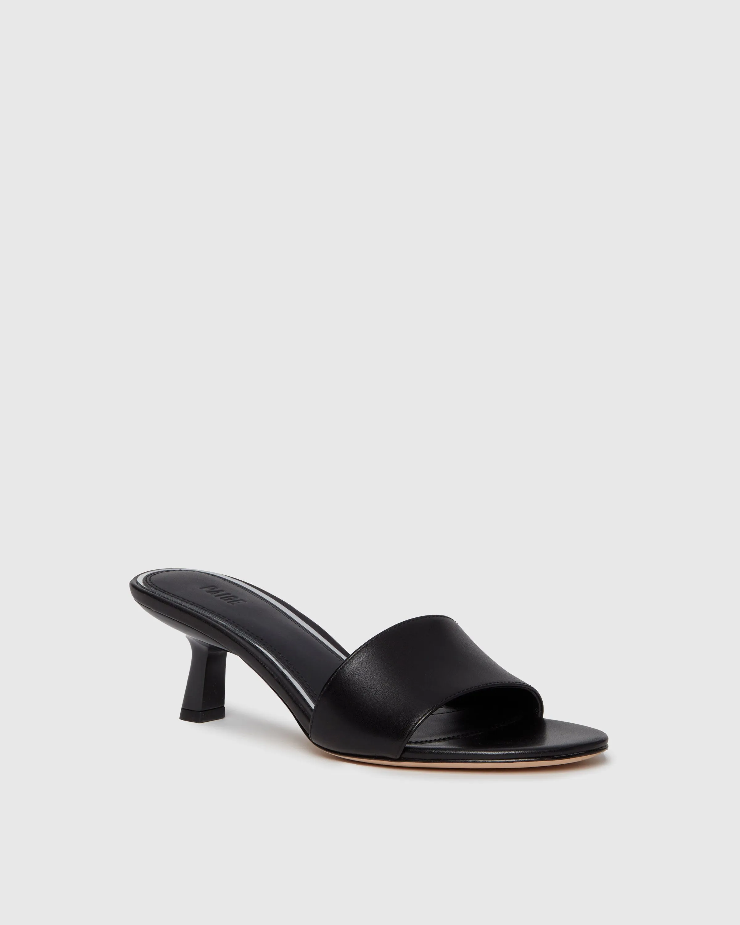 Fallyn Sandal - Black Leather