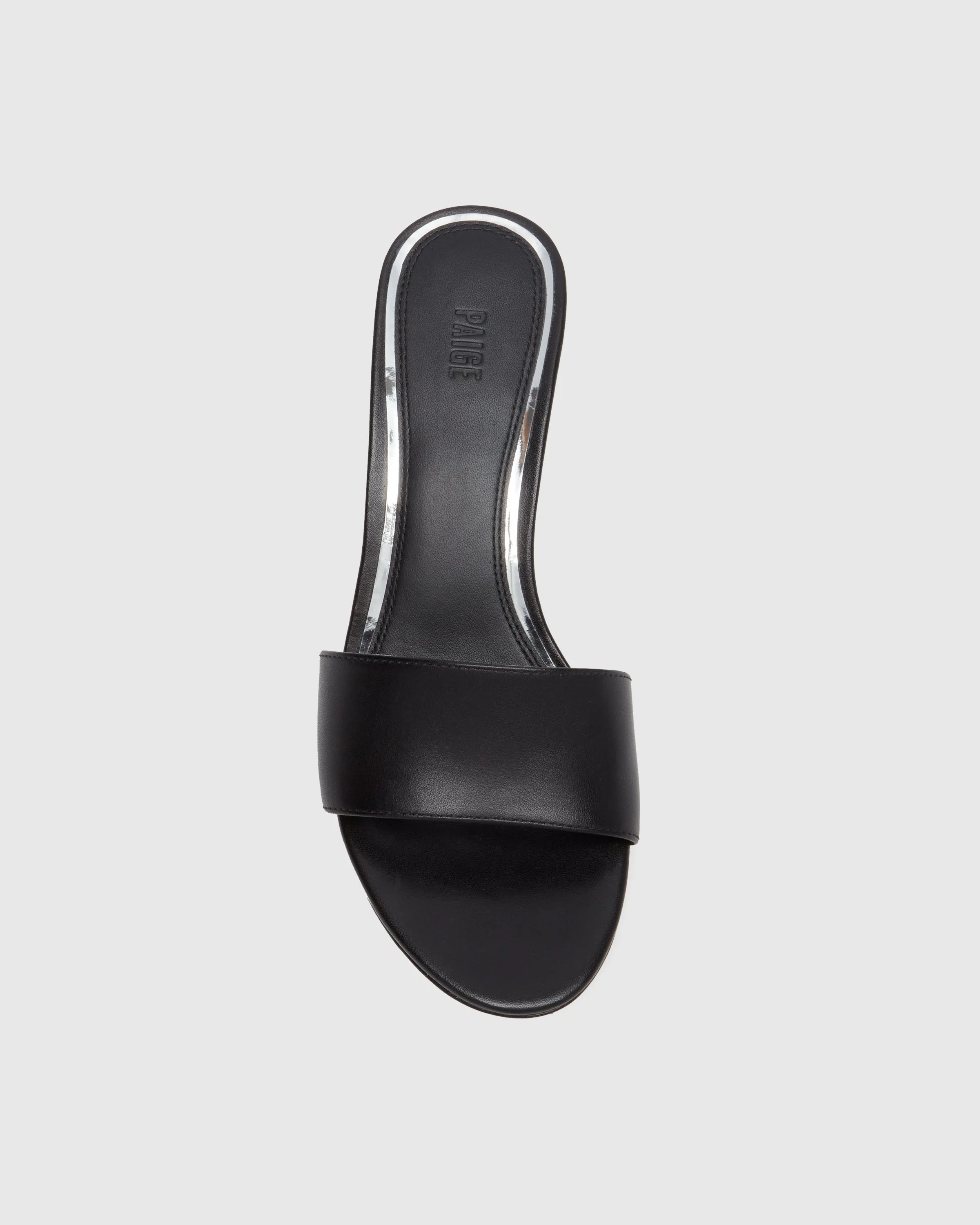 Fallyn Sandal - Black Leather