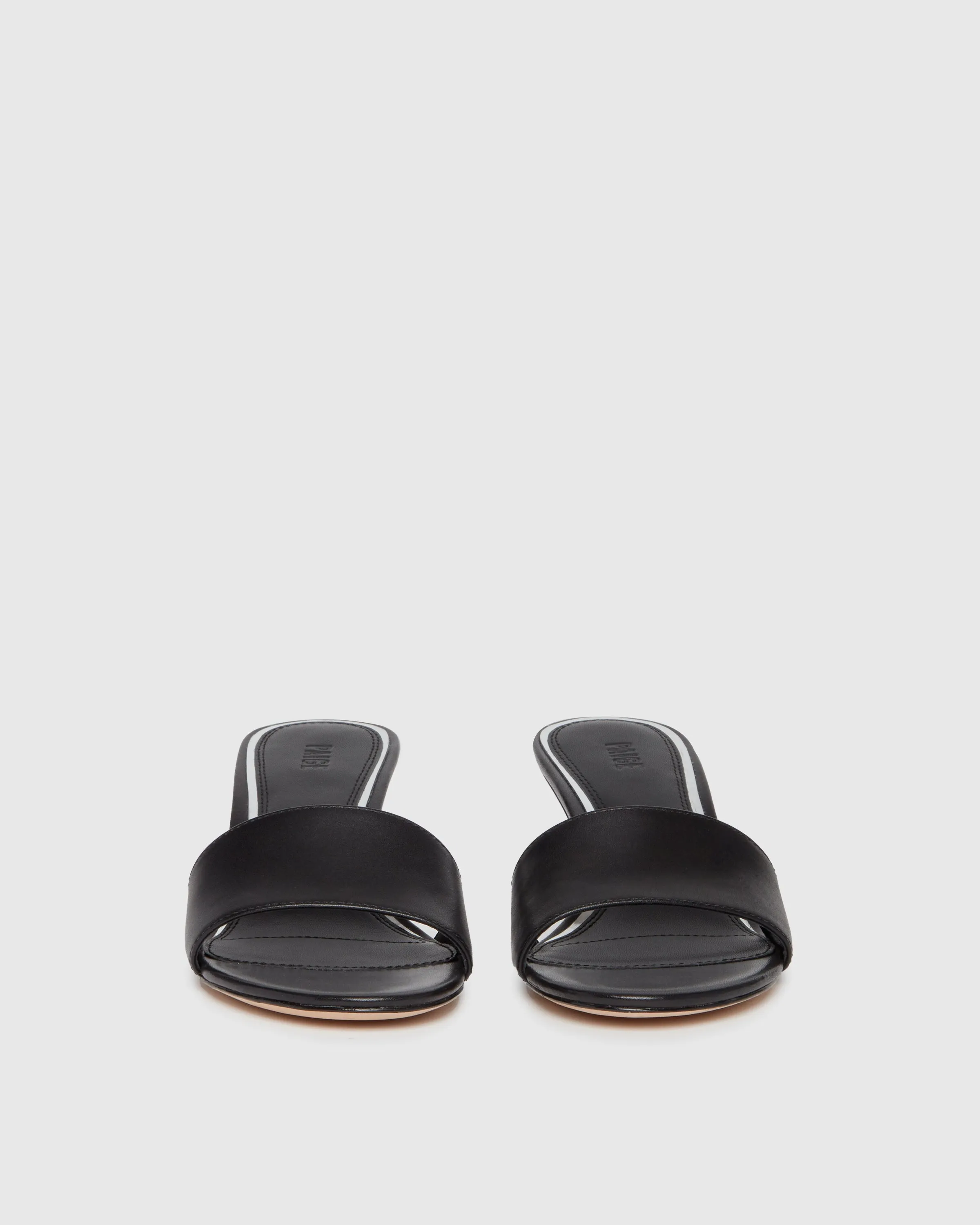Fallyn Sandal - Black Leather
