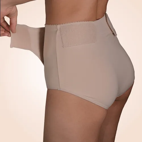 Firm Compression Adjustable Velcro Belly Wrap Postpartum Panty