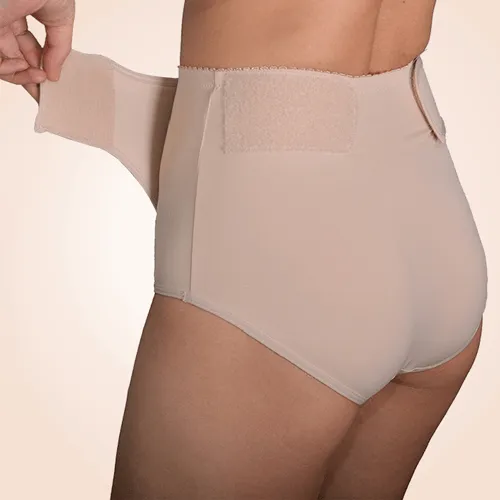 Firm Compression Adjustable Velcro Belly Wrap Postpartum Panty