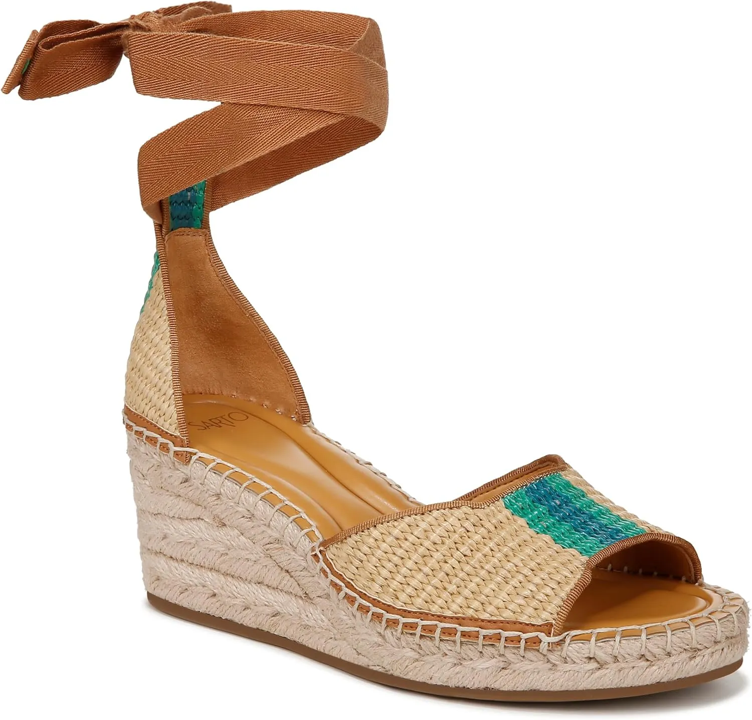 Franco Sarto Women's Classic Espadrille Wedge Sandal