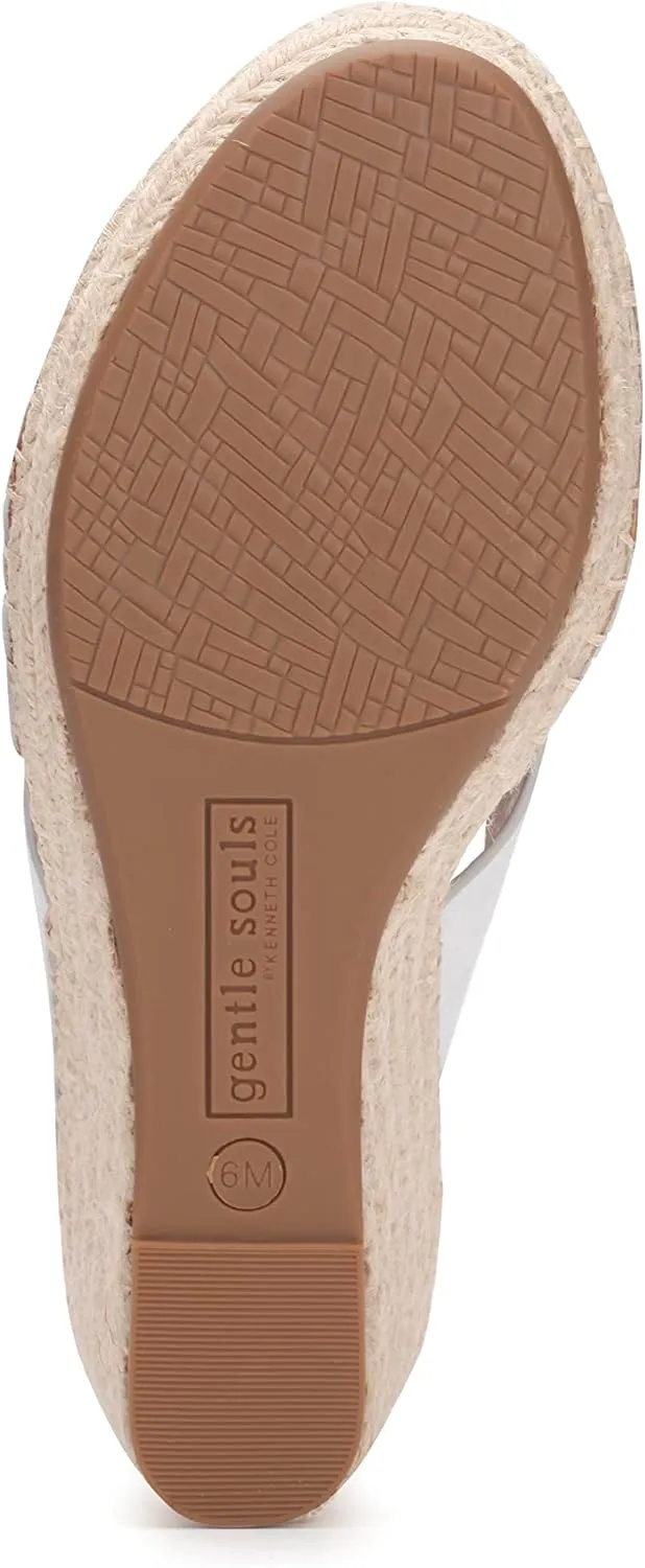 Gentle Souls Women's Charli Woven Strap Heeled Sandal