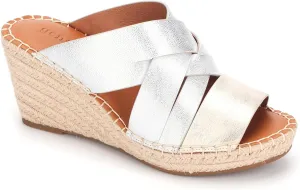 Gentle Souls Women's Charli Woven Strap Heeled Sandal