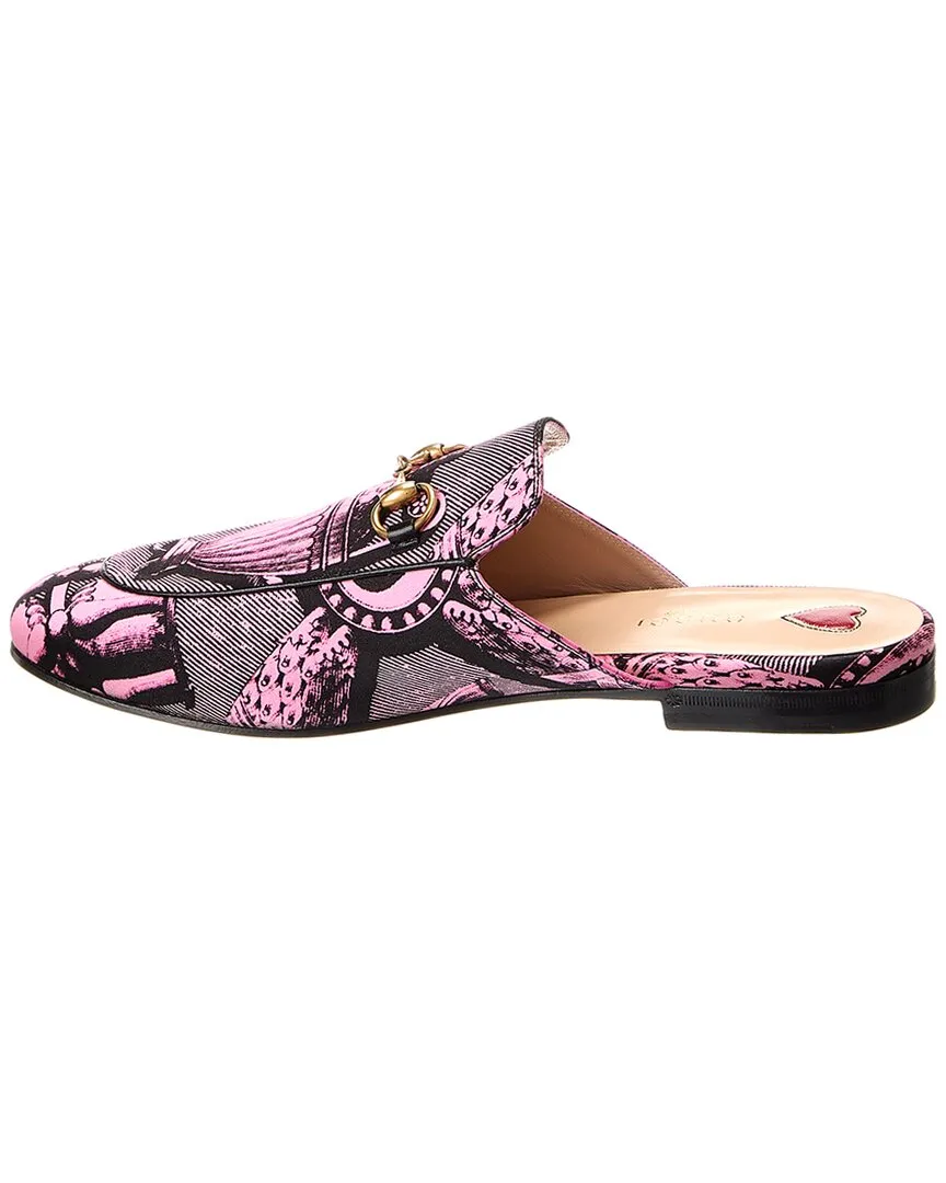 Gucci Horsebit Satin Mule