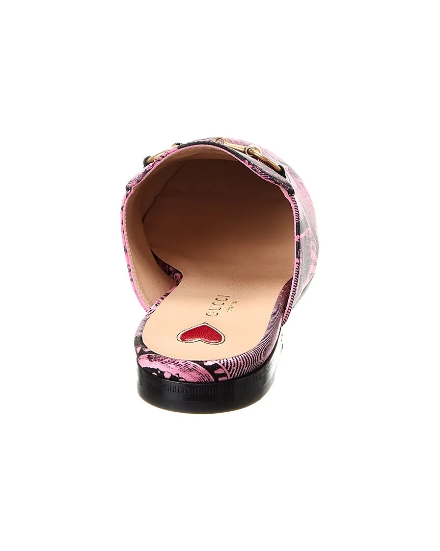 Gucci Horsebit Satin Mule