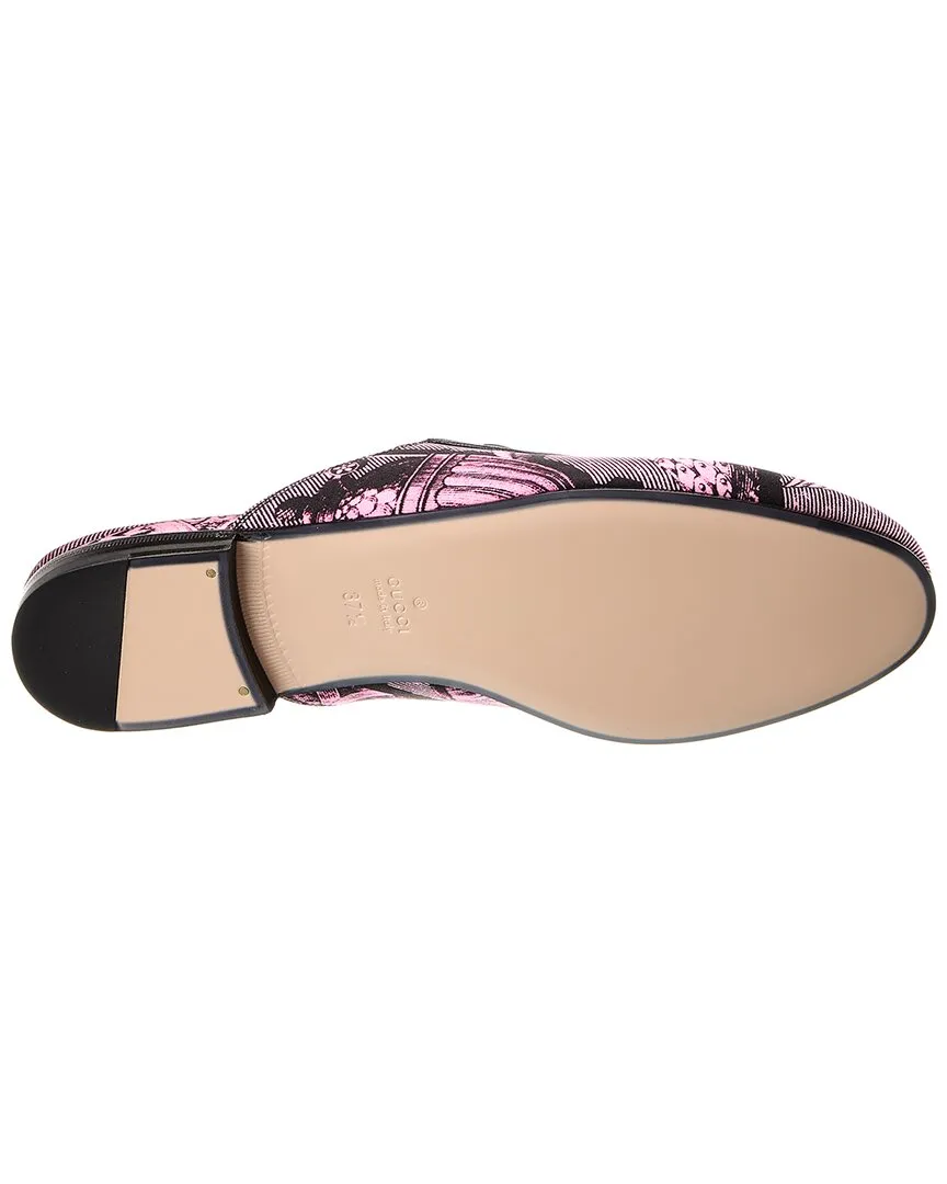 Gucci Horsebit Satin Mule