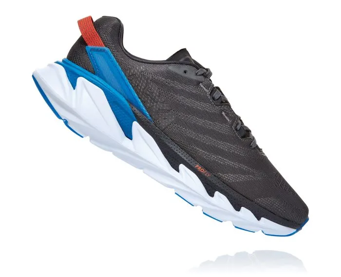 Hoka Dark Shadow and Imperial Blue Elevon 2 Mens Running Shoes 1106477-DSIB
