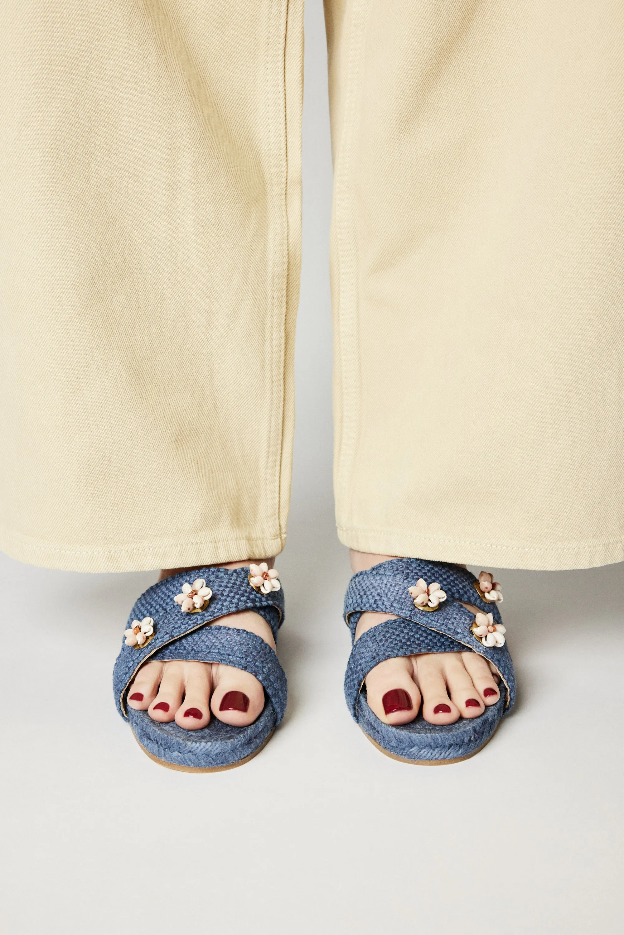 Jeans Blue Shella Espadrilles