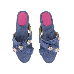 Jeans Blue Shella Espadrilles