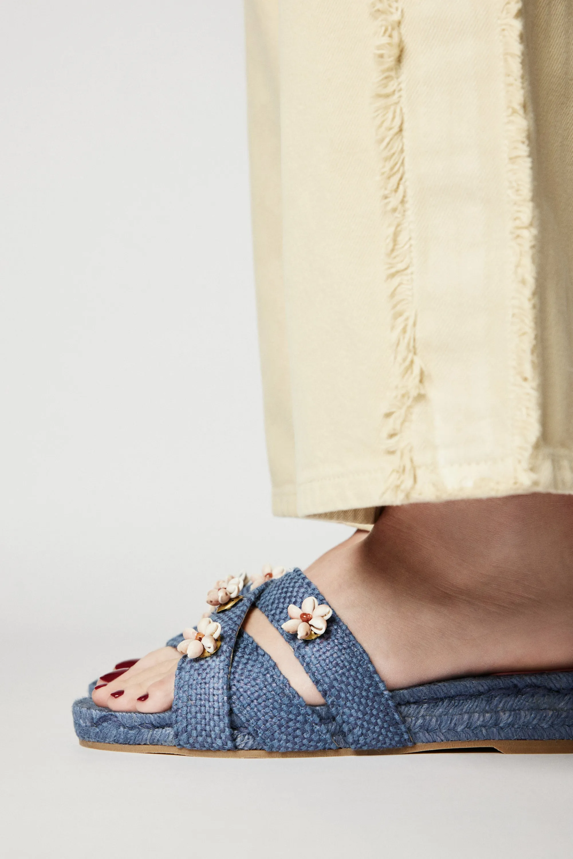 Jeans Blue Shella Espadrilles