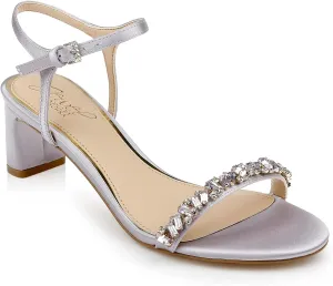Jewel Badgley Mischka Dagny Strappy Low Block Heel