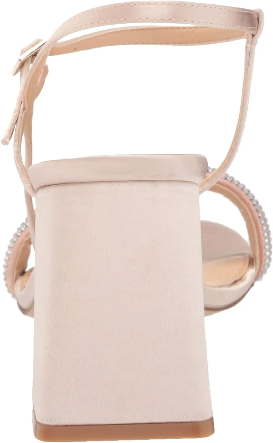 Jewel Badgley Mischka Earlene Strappy Block Heel