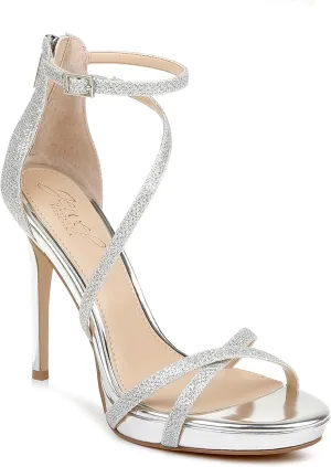 Jewel Badgley Mischka Galen Platform Glitter Evening Shoe