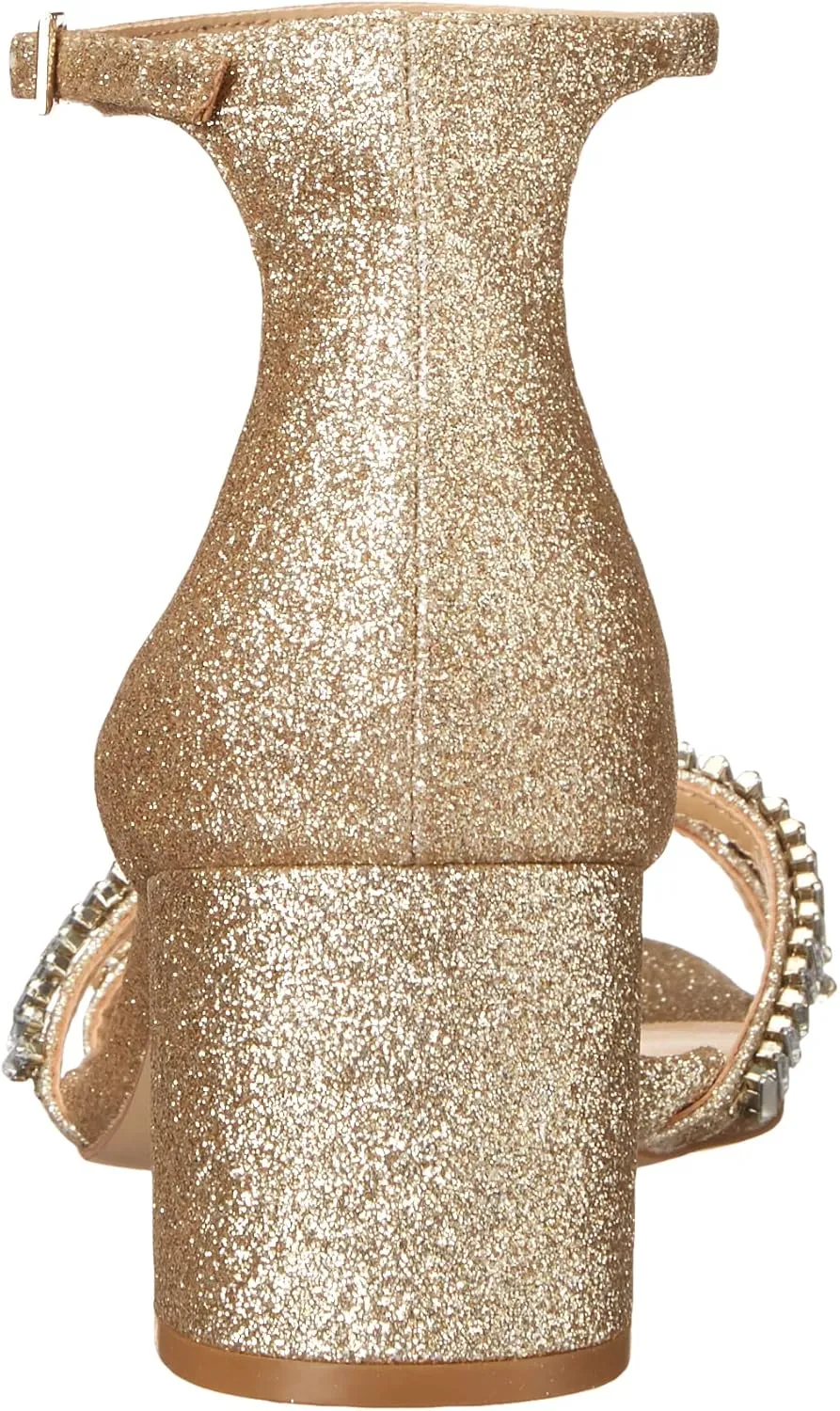Jewel Badgley Mischka Joanne Strappy Block Heel