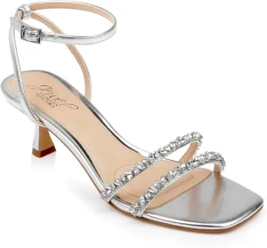 Jewel Badgley Mischka Marley Kitten Heel Sandal