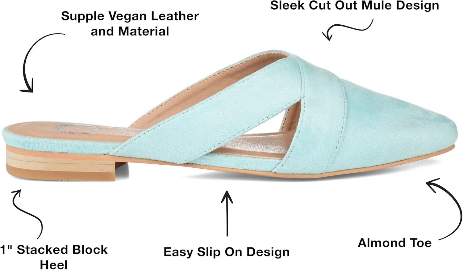 Journee Women's Giada Mule Flats