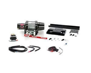 Kawasaki Warn VRX 25 Winch Kit Wire Rope 2500lb Mule SX 99994-1599-25