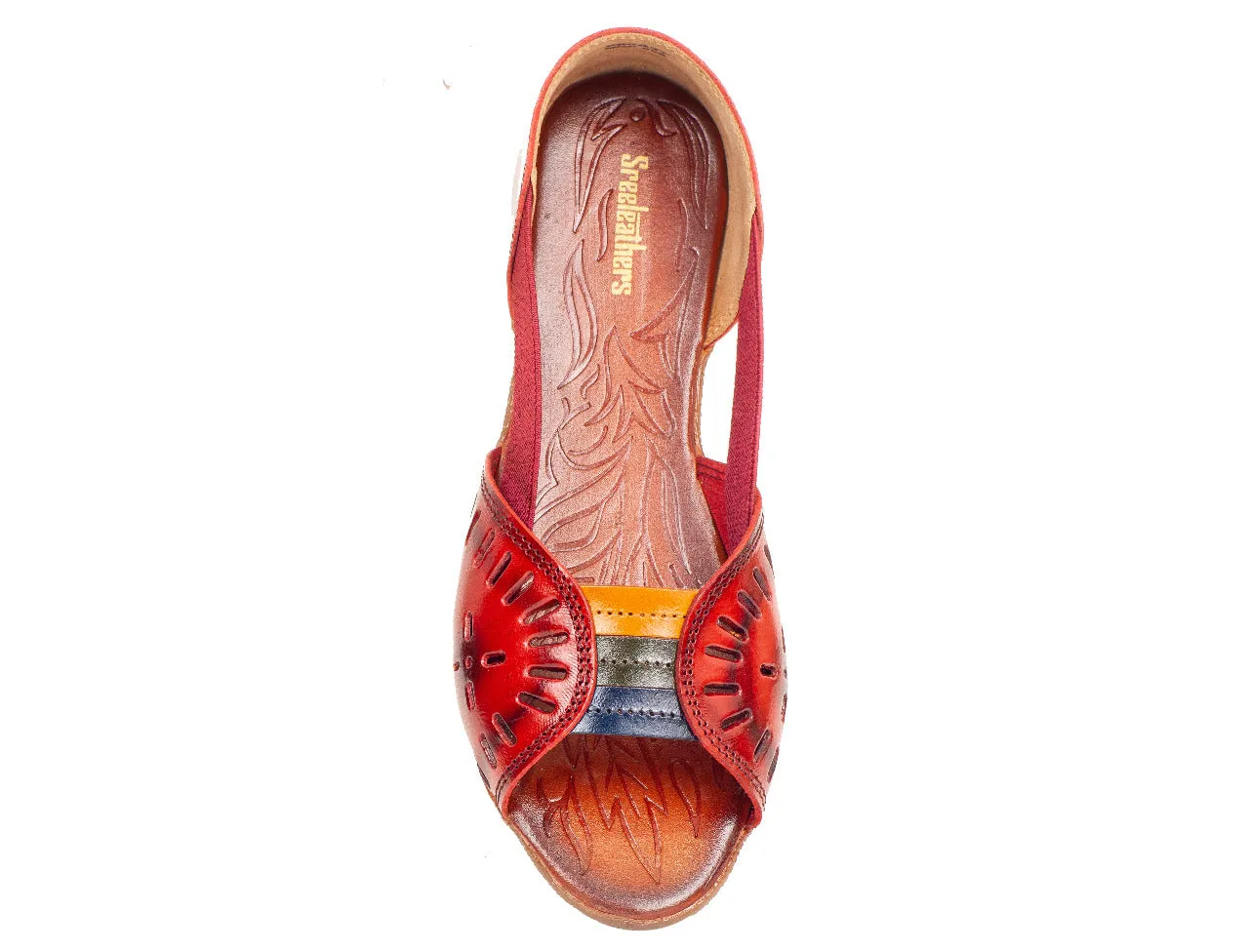LADIES FLAT LEATHER SANDAL 996037