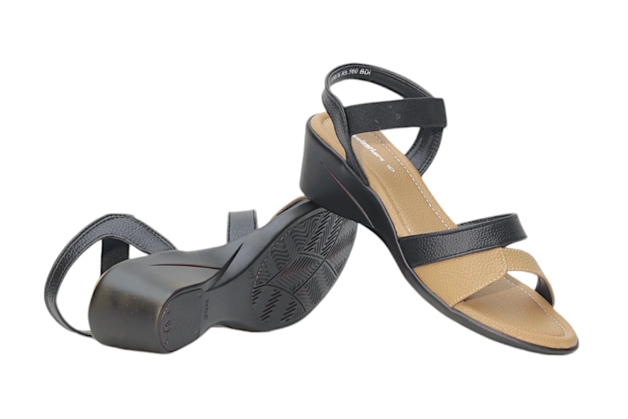 LADIES HEEL SANDAL 41076