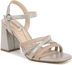 Lifestride Women's Belle Block Heel Strappy Dress Sandal