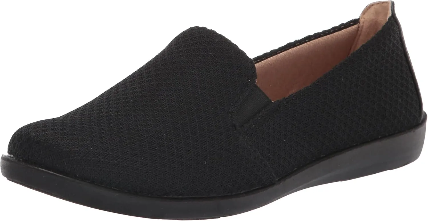 LifeStride Womens Next Level Sneaker, True Black, 10 US