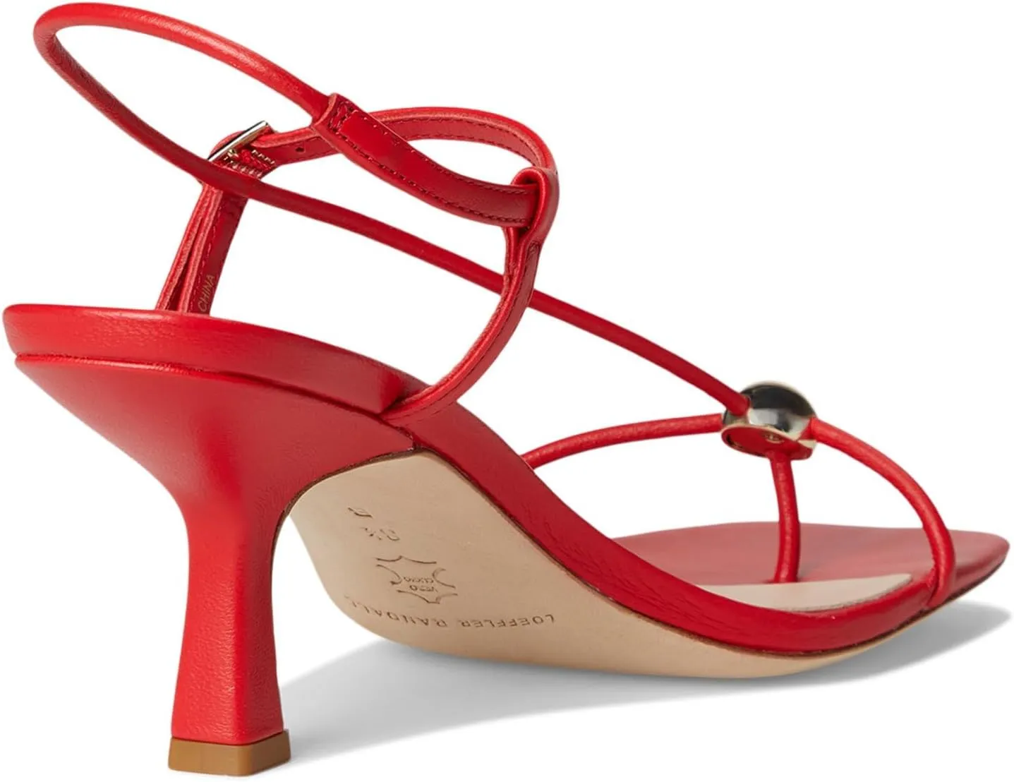 Loeffler Randall Women's Triana Strappy Mid-Heel Sandals with Ball