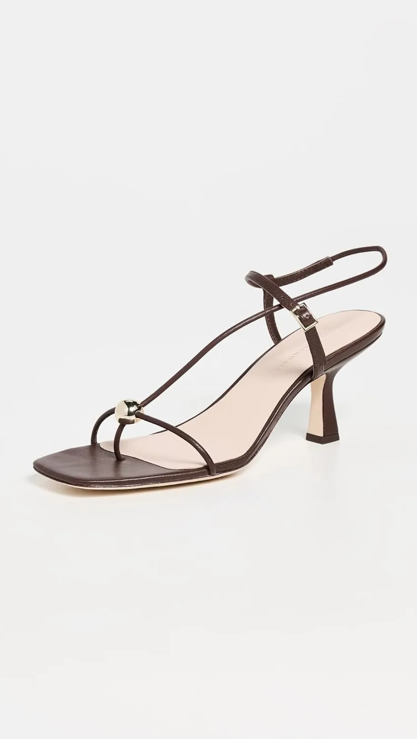 Loeffler Randall Women's Triana Strappy Mid-Heel Sandals with Ball