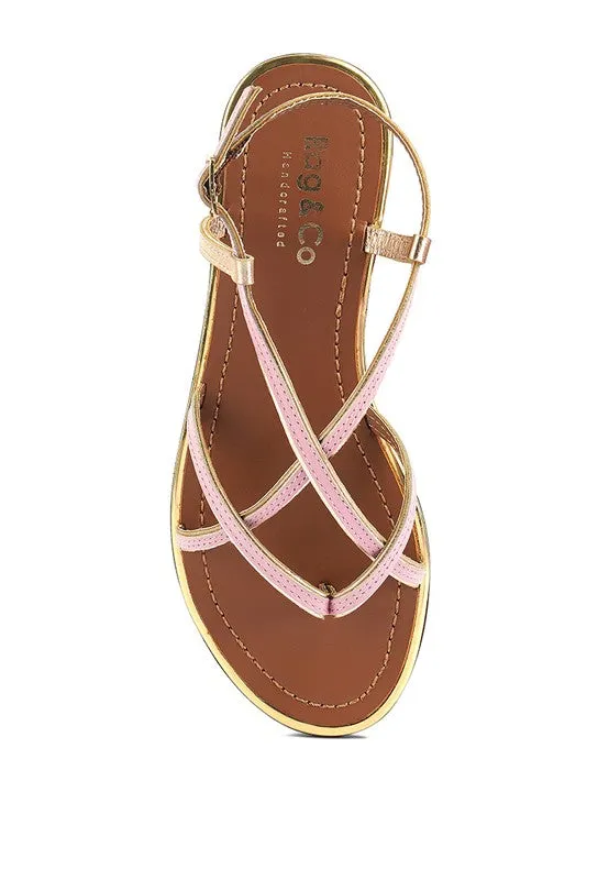 Loop Strappy Flat Sandals