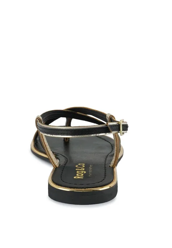 Loop Strappy Flat Sandals